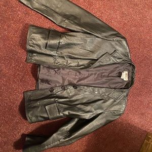 Chadwick leather jacket . Ladies size med. gorgeous and vintage look